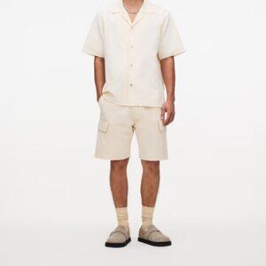 BNWT SS25 OAS ECRU MITTY CANVAS SHORTS M